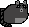 Small 8bit racoon looking right